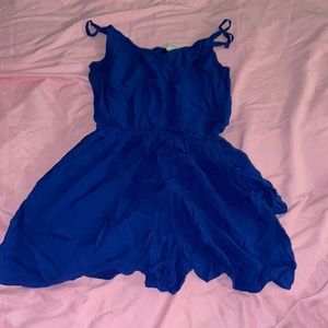 Blue short romper